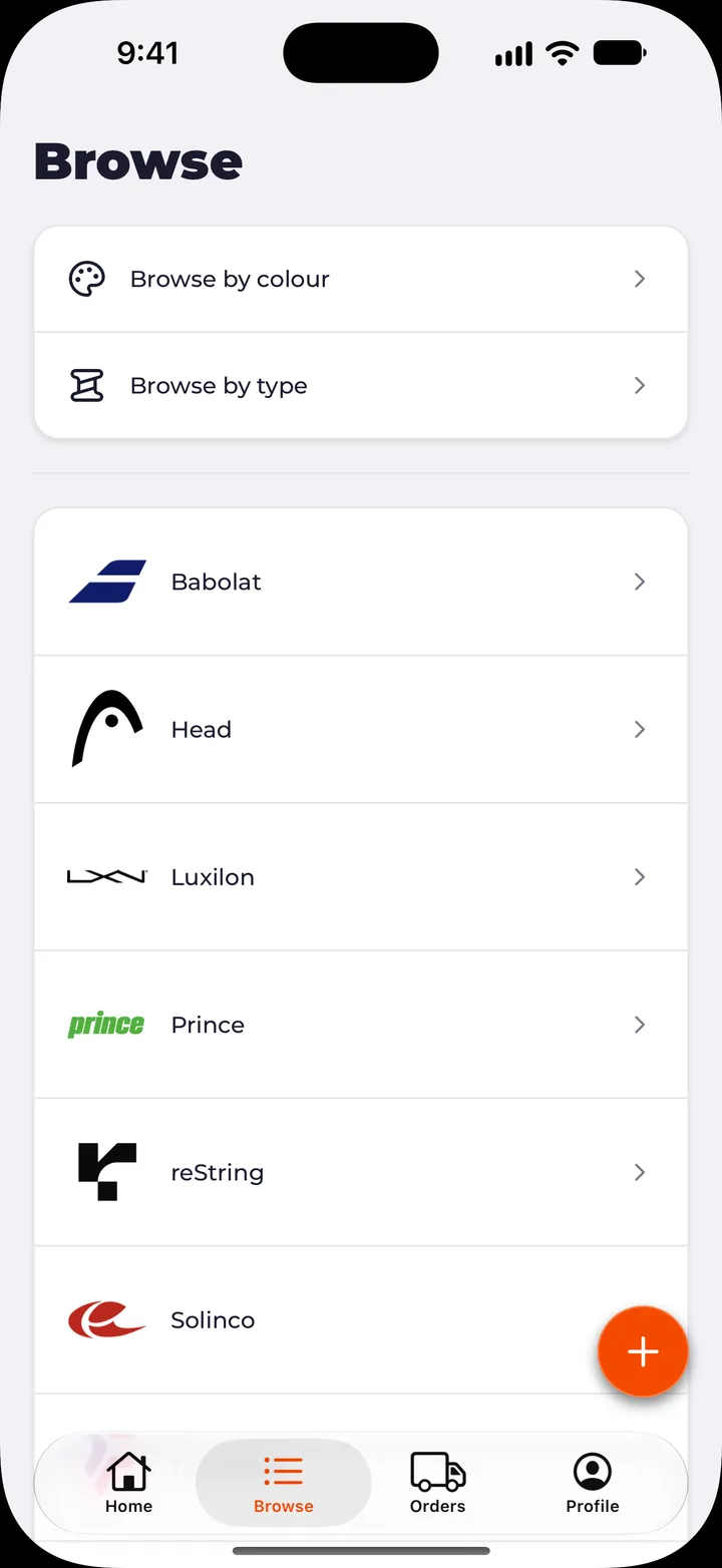 A curated string catalogue.